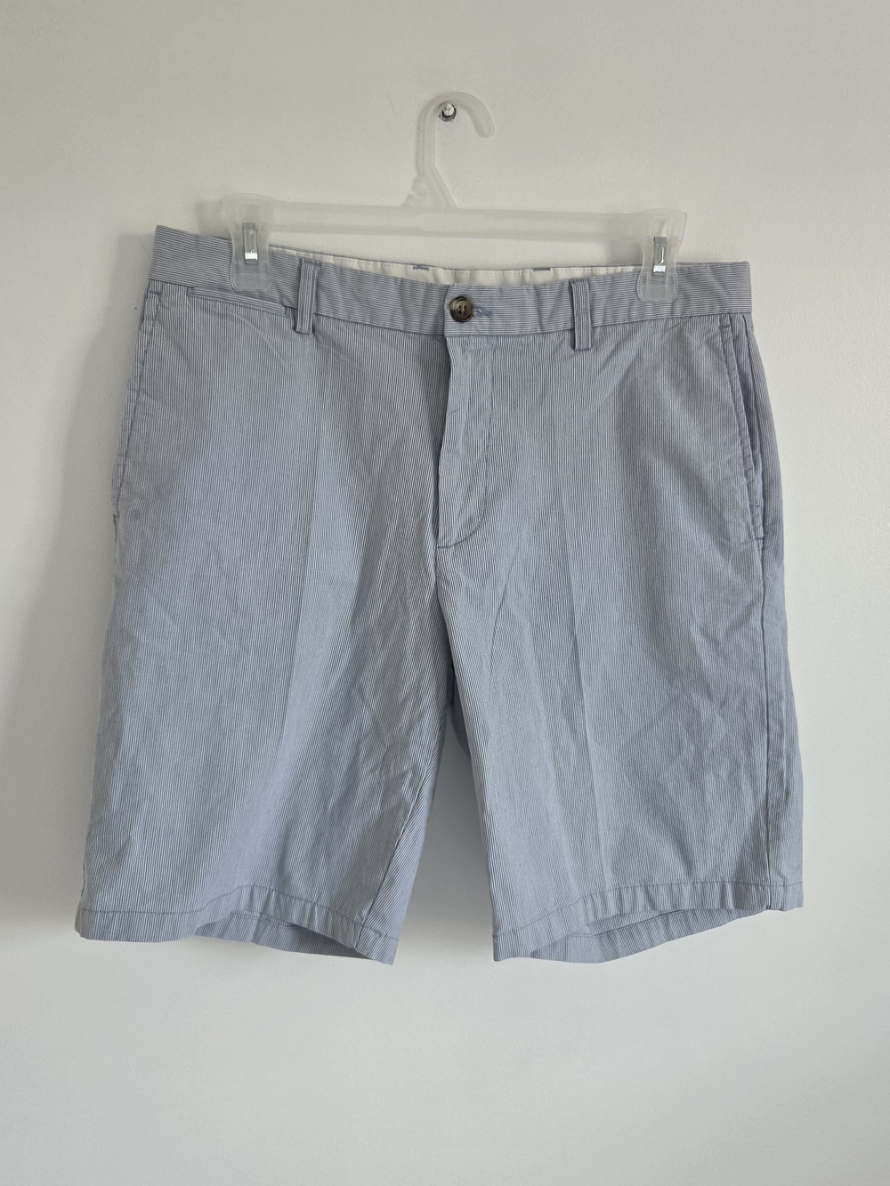 Old Navy Light Blue Flat-Front Chino Shorts
